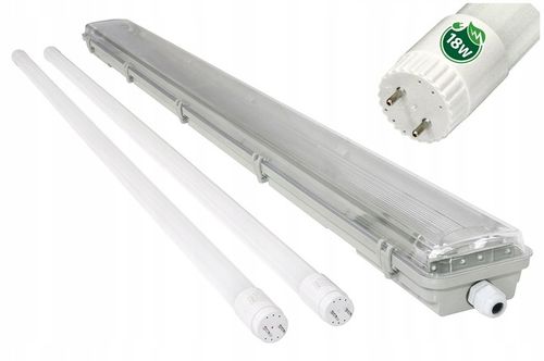 Oprawa Hermetyczna 120cm lampa + 2x świetlówki LED na Arena.pl