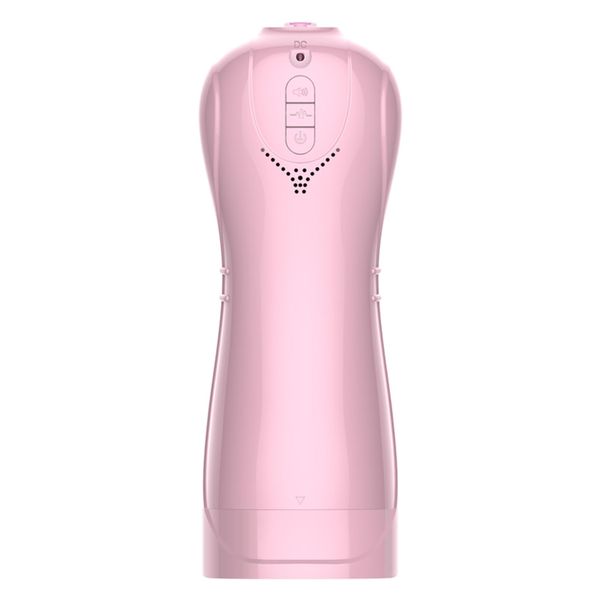 Masturbator-Vibrating and Flashing Masturbation Cup USB 7+7 Function / Talk Mode (Pink) zdjęcie 2