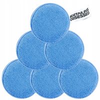 APLIKATOR BAWEŁNIANY DO WOSKU LUB DRESSINGU z kieszonką, miękki - 6szt