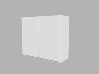 Szafka górna 80 cm z drzwiami, podchwyt biały połysk, mat, kolory SIMPLE
