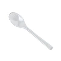 Łyżeczki plastikowe transparentne, 50 szt.