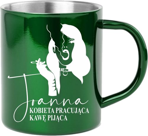 Kubek metalowy z grawerem PREZENT na Dzień Kobiet na Arena.pl