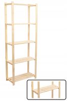 półka dodatkowa do regału drewnianego r-5 oraz r-4 80x26,5x2,8