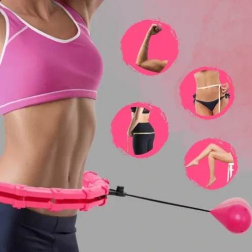 SMART HULA HOP Z OBCIĄŻENIEM ODCHUDZAJĄCE OBCIĄŻNIKIEM Z WYPUSTKAMI HULAHOP na Arena.pl