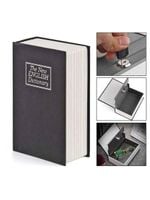 SEJF KASETKA KSIĄŻKA NA PIENIĄDZE METALOWA ZAMYKANA + KLUCZ