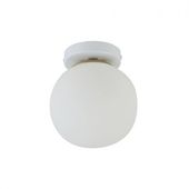KINKIET LED BALI-15 35W E27 STAL SZKŁO BIAŁY ZŁOTY IP20