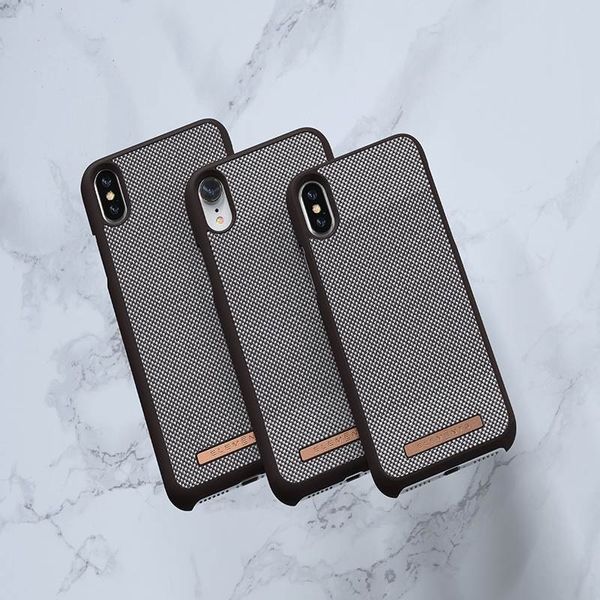 Nordic Elements Saeson Idun - Materiałowe etui iPhone Xs Max (Dark Brown) zdjęcie 5
