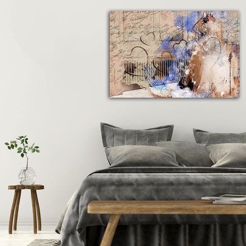Deco Panel, Panna młoda abstrakcja 90x60 na Arena.pl