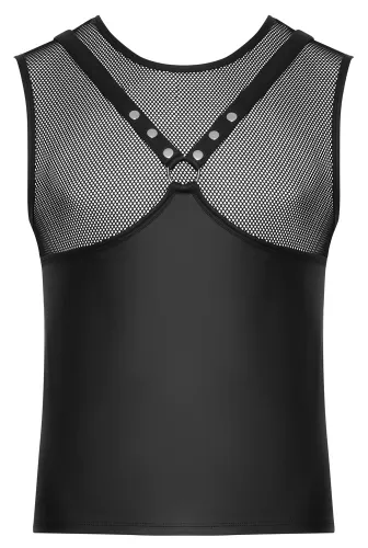 svenjoyment top bezrękawnik s czarny matowy z siateczkowymi wstawkami na Arena.pl
