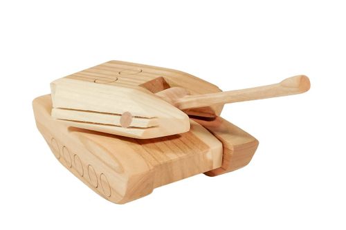 Drewniany model czołgu "Abrams" na Arena.pl