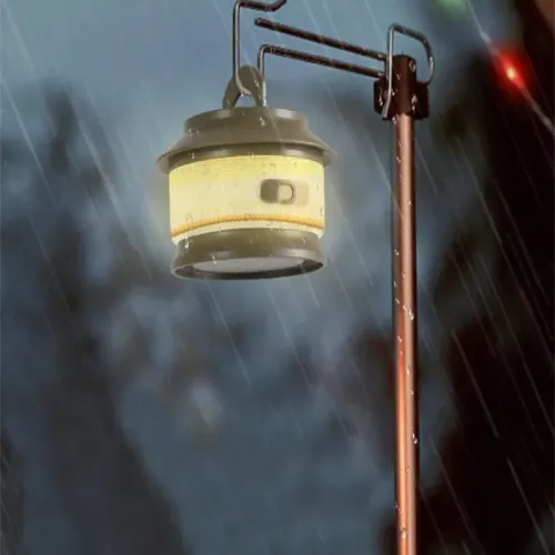 Lampa kempingowa biwakowa akumulatorowa led girlanda 20m biała ciepła na Arena.pl