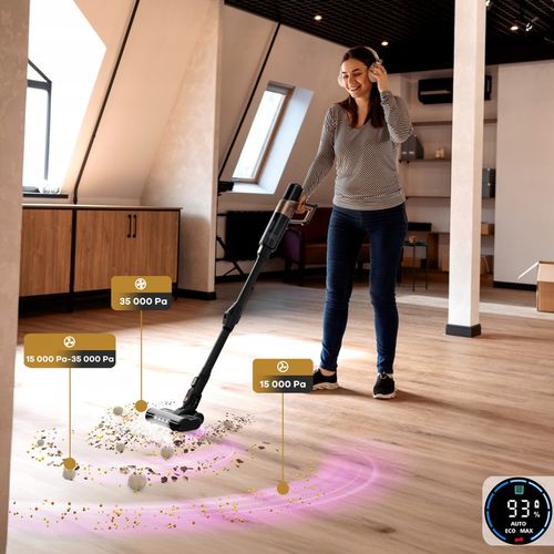 Odkurzacz Bezprzewodowy Pionowy Mopujący Myjący VOKSAR S11 PRO 5w1 LED na Arena.pl