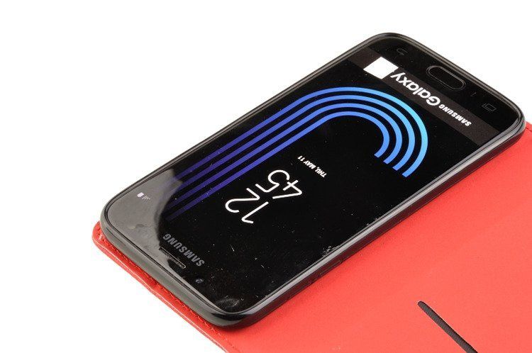 Etui Smart do SAMSUNG GALAXY J3 2017 czerwony zdjęcie 5