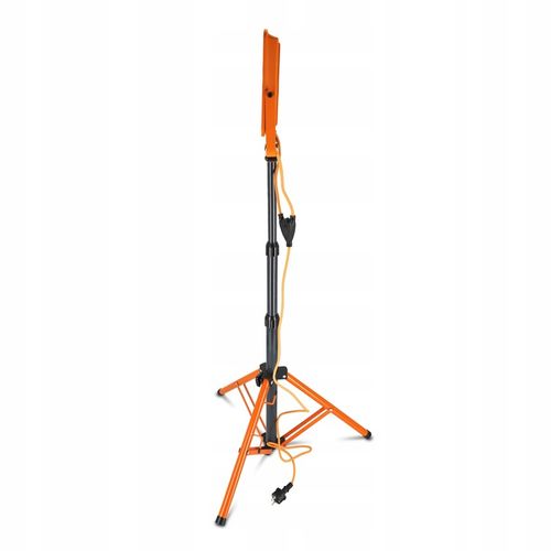 Halogen LED Statyw Budowlany Naświetlacz 2x 100W 10000lm Lampa Na na Arena.pl