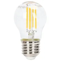 Ściemnialna żarówka LED G45 E27 4W 400lm ciepła do salonu energooszczędna
