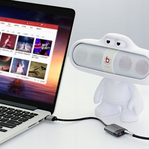 2 x Vention Zewnętrzna Karta Dźwiękowa Adapter USB-A Mikrofon Słuchawki 0,1 na Arena.pl