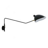 Kinkiet LAMPA ścienna DAVIS MBE0013/1 Italux metalowa OPRAWA na wysięgniku czarna