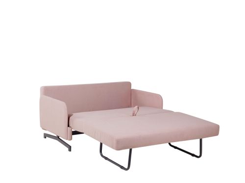 Sofa rozkładana różowa BELFAST na Arena.pl