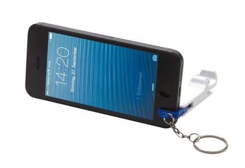 Brelok DOUBLE OPEN, biały, niebieski na Arena.pl