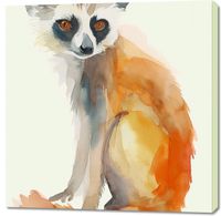 Obraz 100x100cm Lemurek