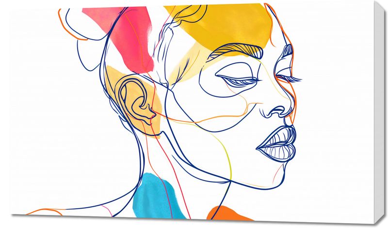 Obraz 100x60cm Wyrazy w Konturach zdjęcie 1