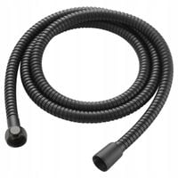 WĄŻ PRYSZNICOWY NATRYSKOWY DO WANNY WODY MOCNY 1/2" GIĘTKI CZARNY 120cm