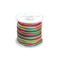 sznurek nylonowy 0,8mm 100m tęczowy dalprint