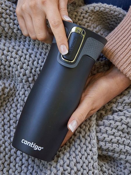 Kubek termiczny Contigo West Loop 2.0 470ml - Czarny Mat zdjęcie 5