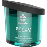 swede senze massage candle tranquility 50 ml - świeca do masażu, mięta