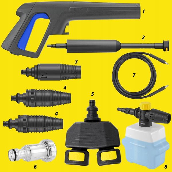 Myjka ciśnieniowa DWIE POMPY 810L/H MICHELIN 2500W zdjęcie 7