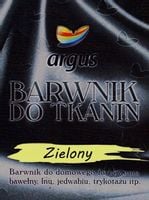 Barwnik do gotowania odzieży ubrań ARGUS ZIELONY