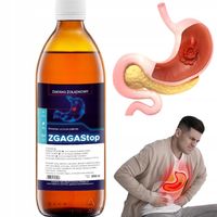 ZGAGAStop Zakwas żołądkowy Oryginalny z Ulepszonym składem- 19 ziół 500 ml