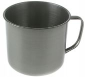 KUBEK STALOWY DUŻY Turystyczny Wędkarski 1200ml 1,2L Metalowy Podróżny 4972