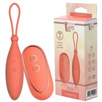 Jajko stymulujące wibrujące na pilota.