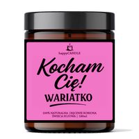 Świeca Sojowa „Kocham Cię, Wariatko” – Prezent Dla Niej