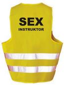 Kamizelka odblaskowa imprezowa SEX INSTRUKTOR