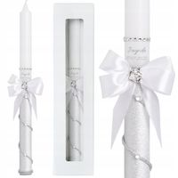 ŚWIECA KOMUNIJNA DO I KOMUNII ŚWIĘTEJ IMIĘ DATA