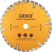 Tarcza diamentowa 230 mm segmentowa GEKO G00226