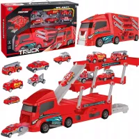 DLA DZIECI ZESTAW STRAŻACKIEJ LAWETY Z AKCESORIAMI