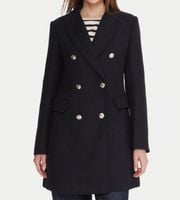 Morgan Płaszcz przejściowy 252-GCHA Granatowy Regular Fit r42