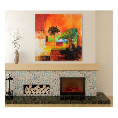 Deco Panel, Abstrakcja - palmy 30x30 na Arena.pl