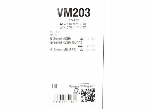 VALEO WYCIERACZKI BMW 5 E39 VM203 SILENCIO na Arena.pl