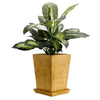 Doniczka Podstawka 29,5x34cm Jasne Drzewo Osłonka Ceramika