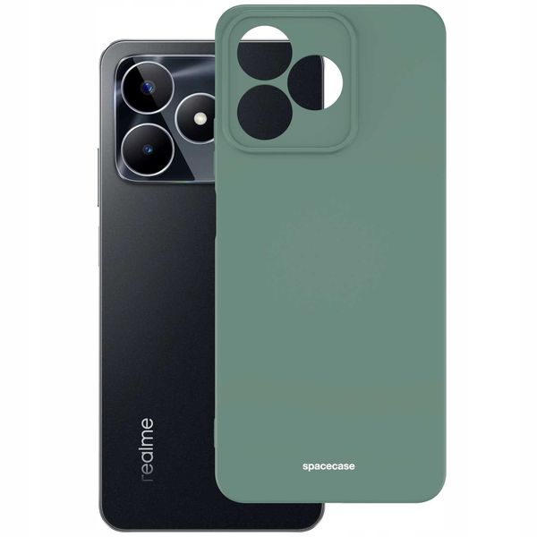 Spacecase Silicone Case Realme C51/C53/Note 50 Dark Green zdjęcie 3