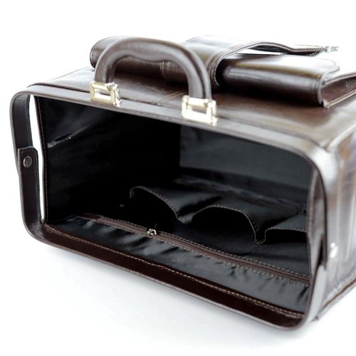 551 Torba lekarska duża - brąz KEMER na Arena.pl