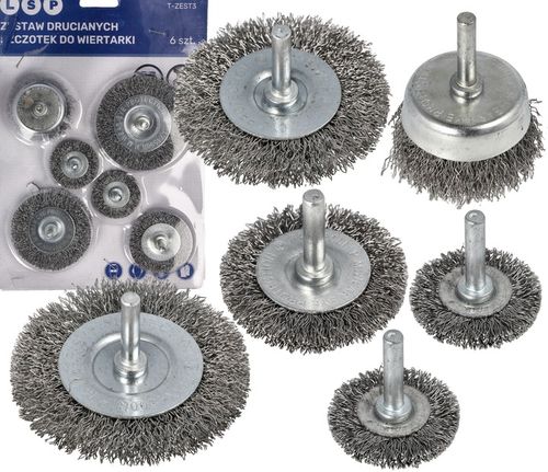 SZCZOTKA DRUCIANA DO WIERTARKI WKRĘTARKI NA WIERTARKĘ ZESTAW SZCZOTEK na Arena.pl