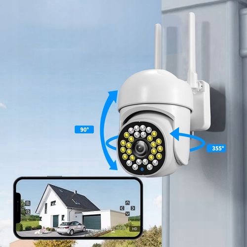 ZEWNĘTRZNA OBROTOWA KAMERA IP 3MP 2K WIFI6 2.4G&5G A-1008 na Arena.pl