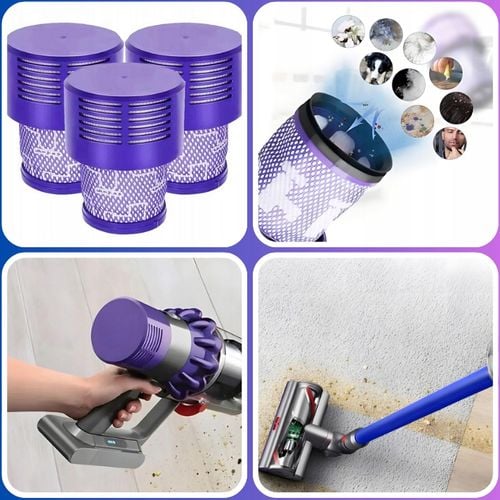 3x Filtr zmywalny do odkurzacza Dyson V10 Sv12 Absolute Animal Total na Arena.pl