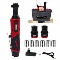 Klucz Udarowy Akumulatorowa Grzechotką 65Nm Elektryczny Z Walizka 2AKU 12V