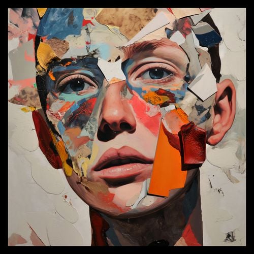 Plakat 30x30cm Podział Samego Siebie na Arena.pl